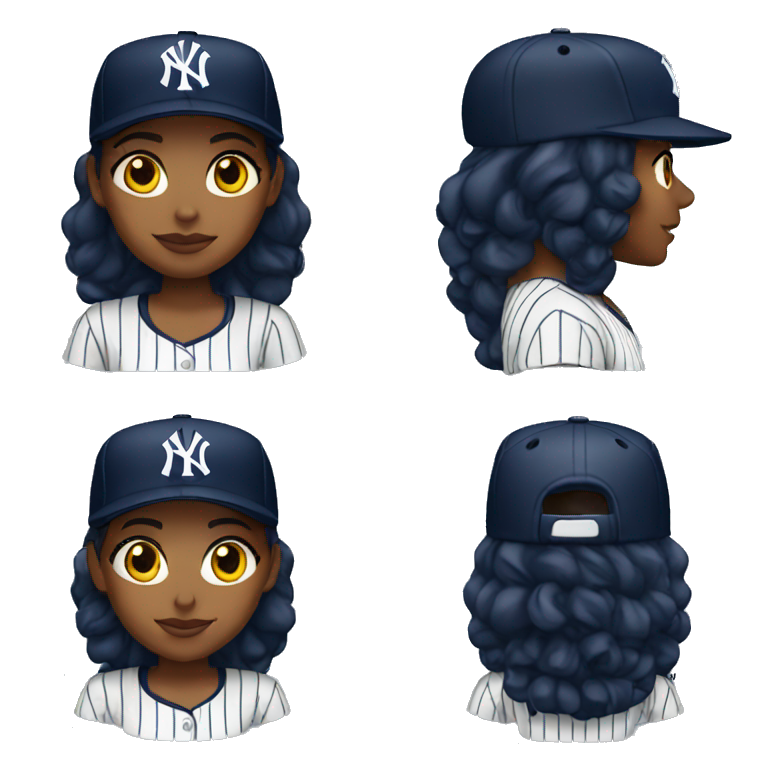 Female Yankees  emoji
