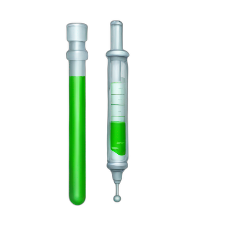 Syringe green emoji