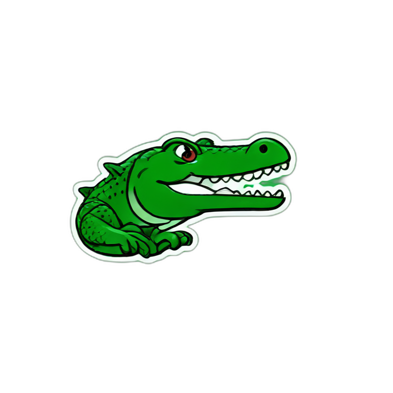 Logo Lacoste en vert  emoji