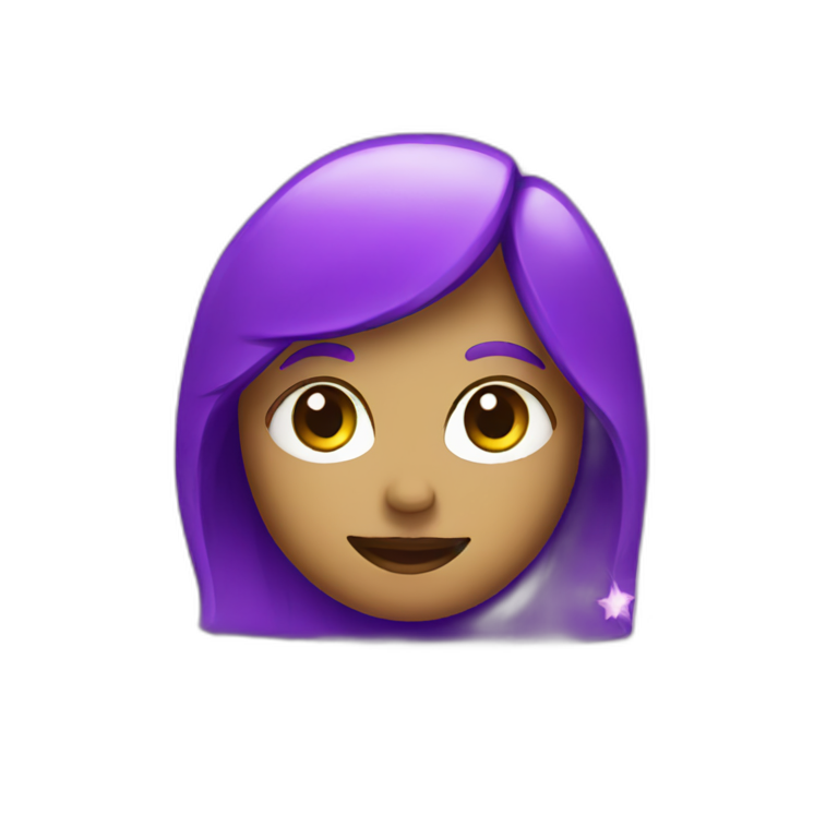 purple-stars-glitter emoji