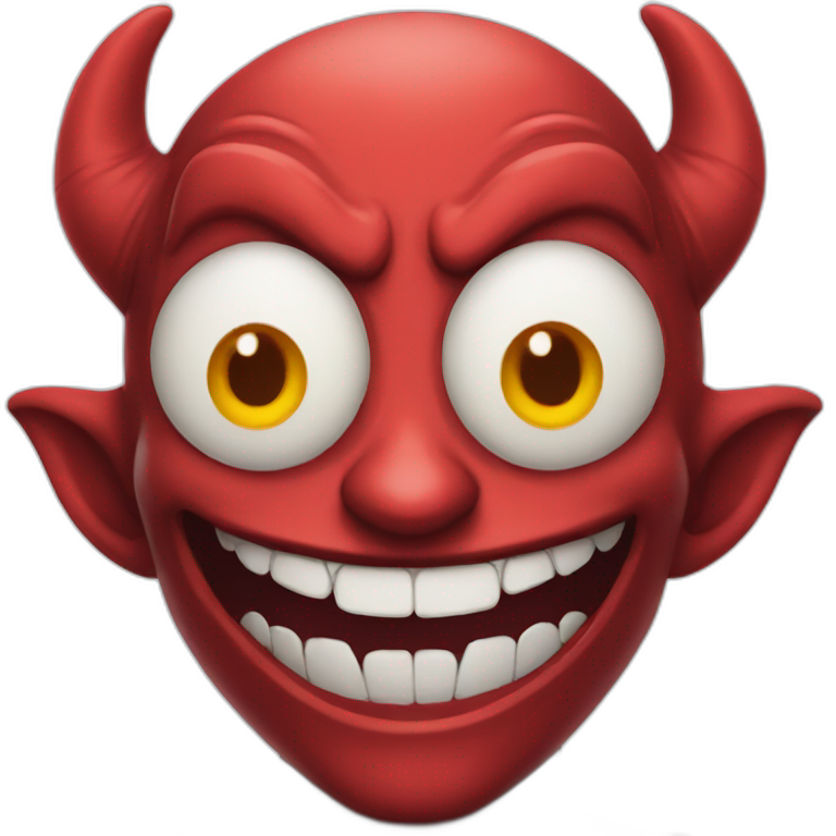 red goblin smile emoji