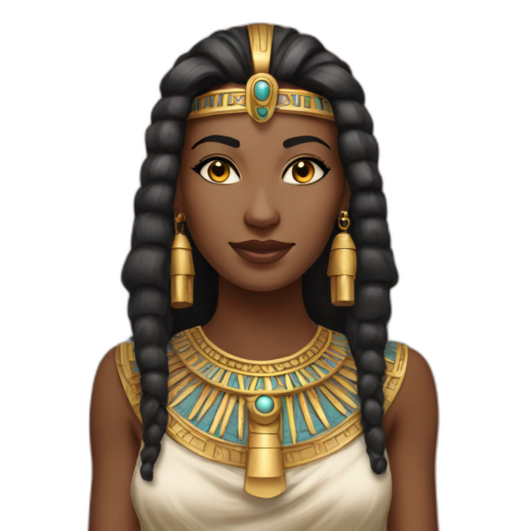 Ancient Egypt princess fair skin emoji