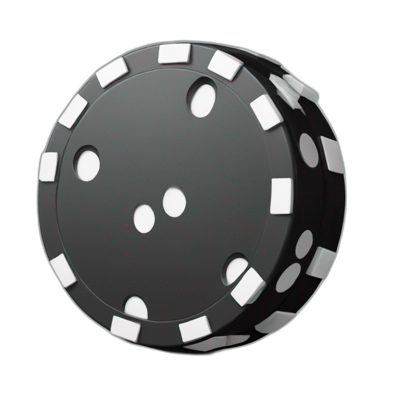 black gamble emoji