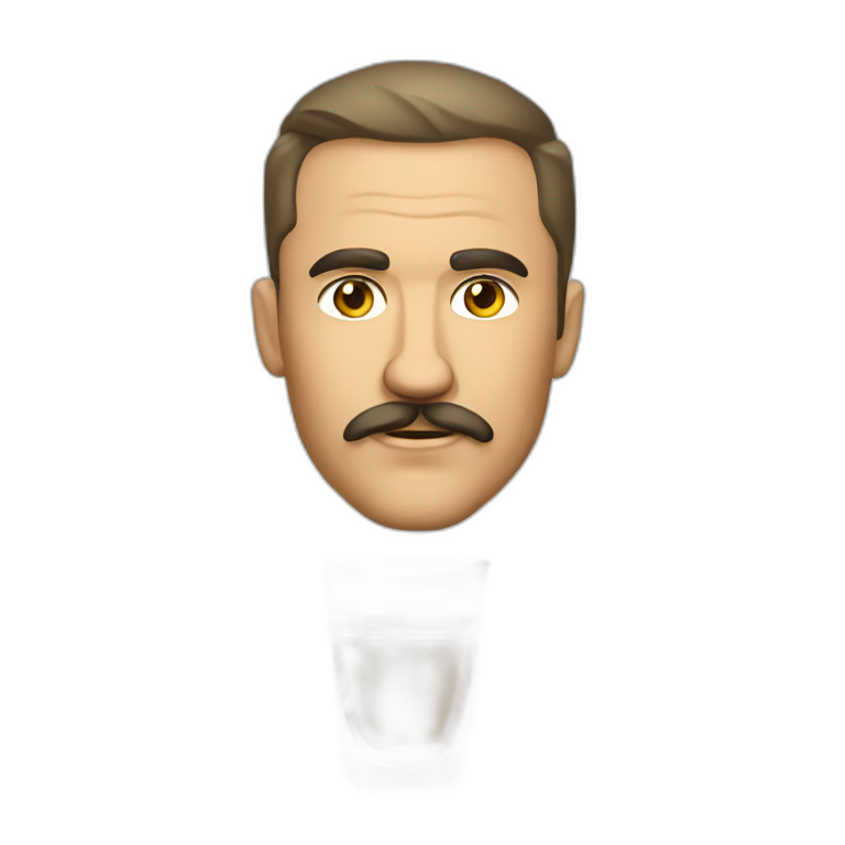 Joseph Staline drink vodka emoji