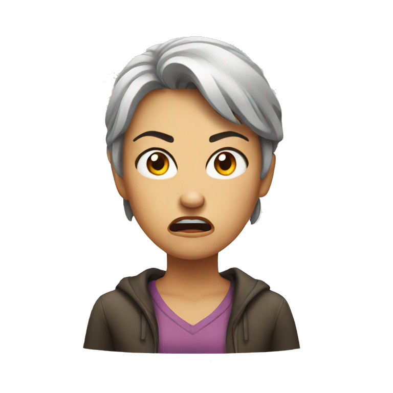 angry woman emoji