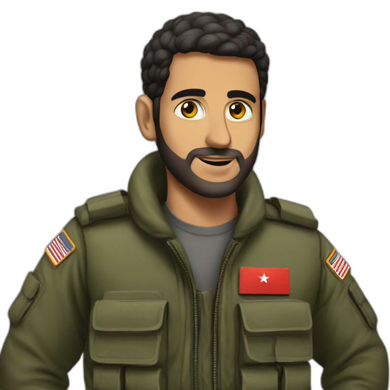 bomber of syrian origin emoji