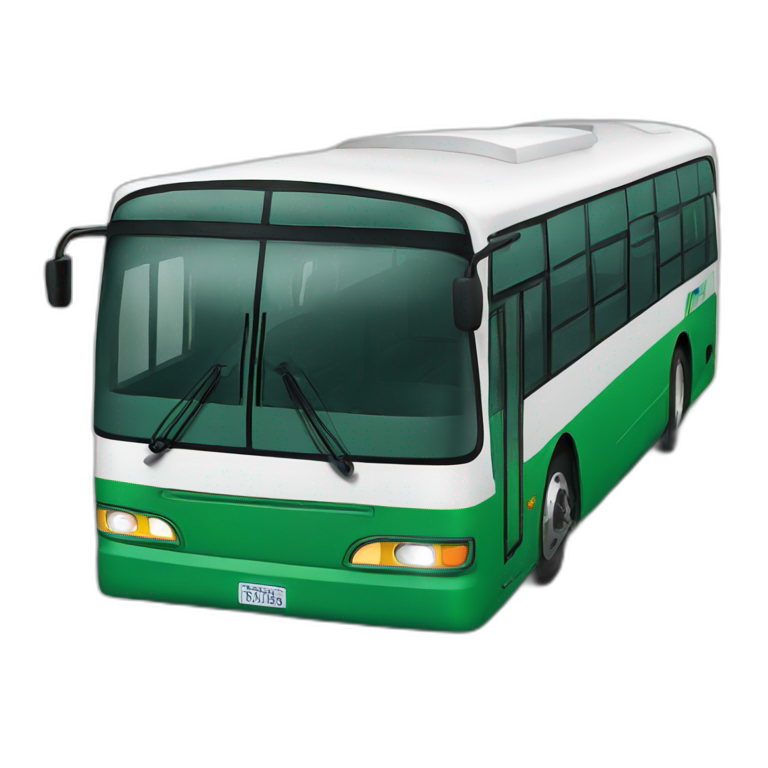 green-modern-bus emoji