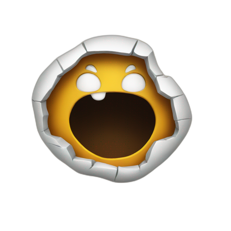 hole in fun emoji