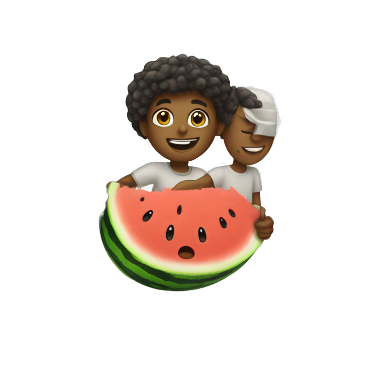 People that like watermelon emoji