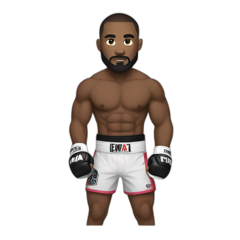 MMA fighter emoji