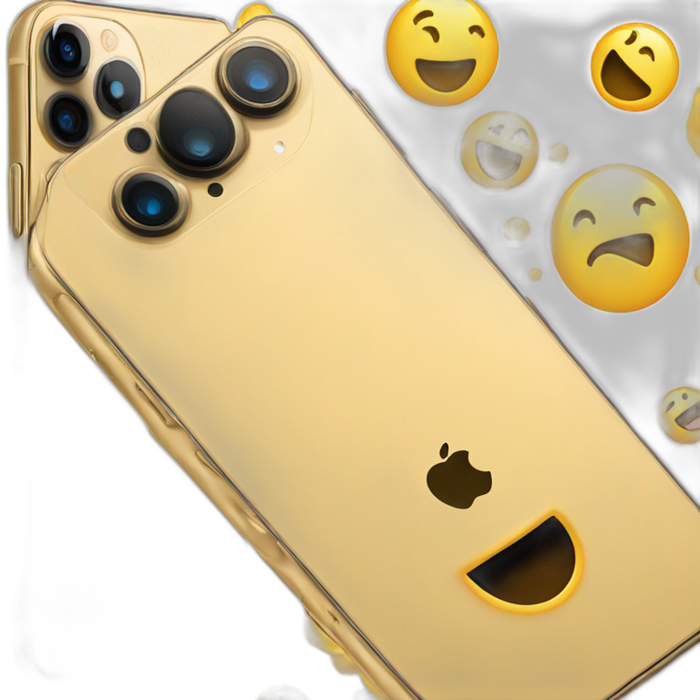 iphone 15 pro max yellow titanium emoji