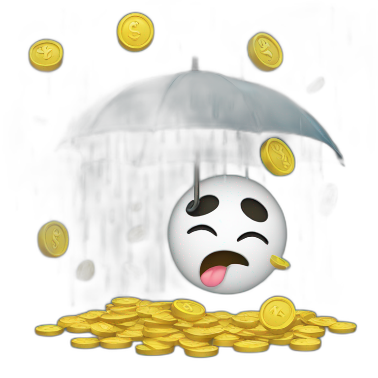 rainy cash emoji