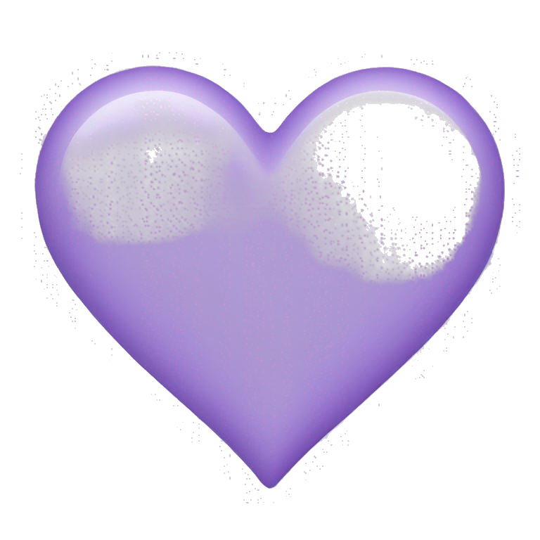 lavender heart emoji emoji