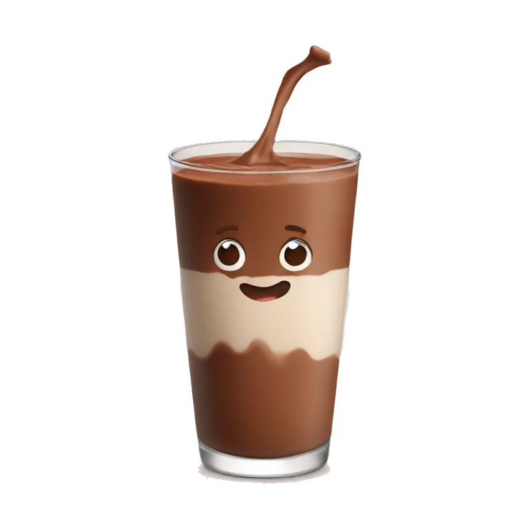 Chocolate milk  emoji