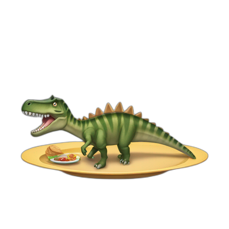 Spinosaurus dinning emoji