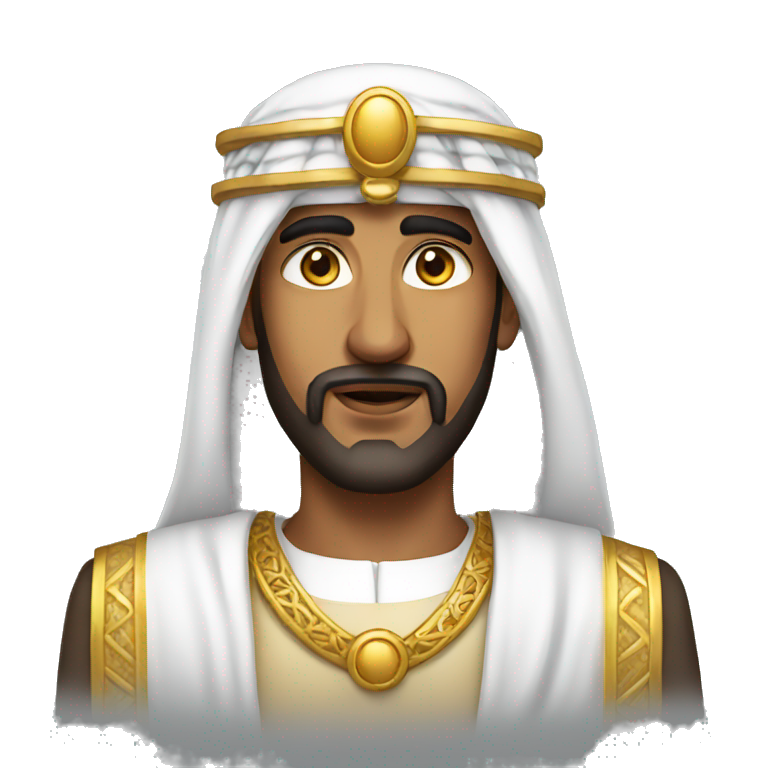 man Arab king  emoji