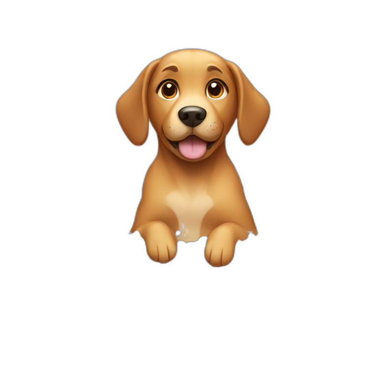 Dog bathing emoji