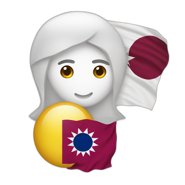 Qatar and Korea emoji