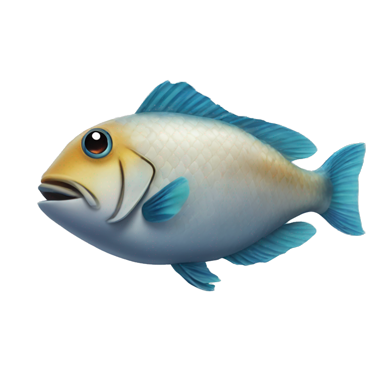 fish that looks like a car emoji