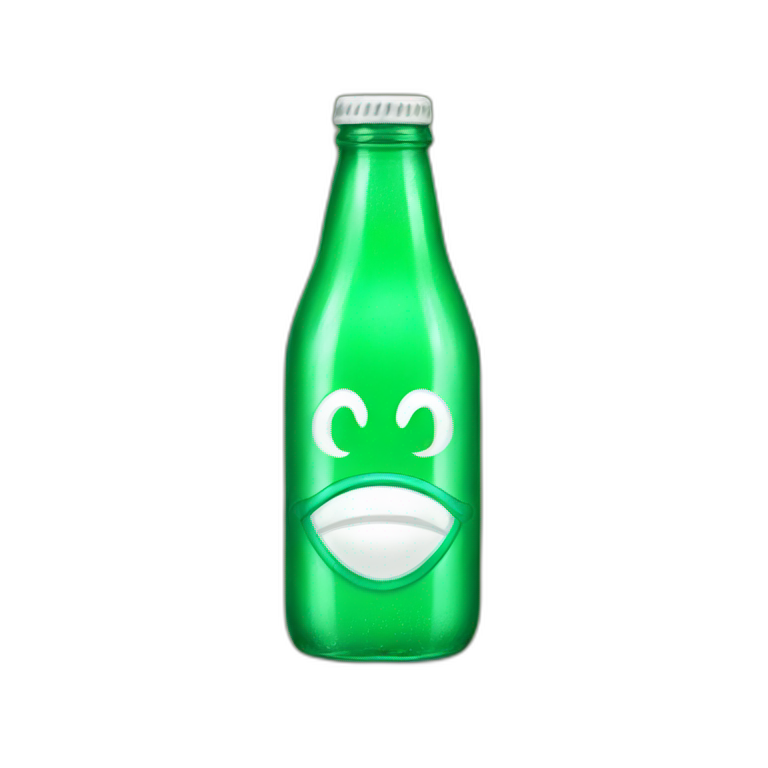 Sprite glass bottle emoji