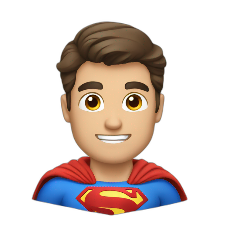 Super man png emoji