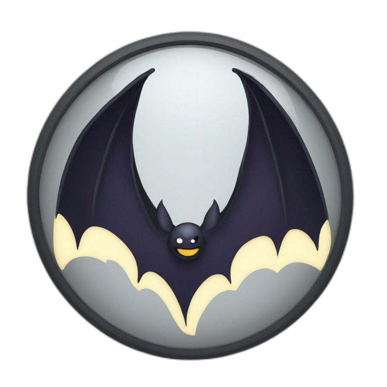 Bat signal emoji