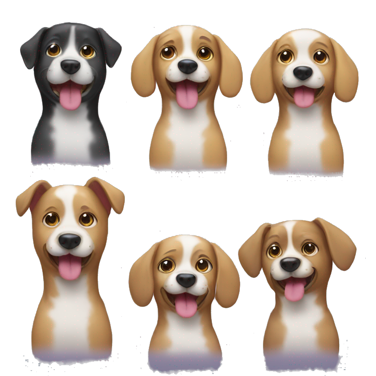 Mix the dog emoji with the smile emoji to create a smiling dog emoji emoji