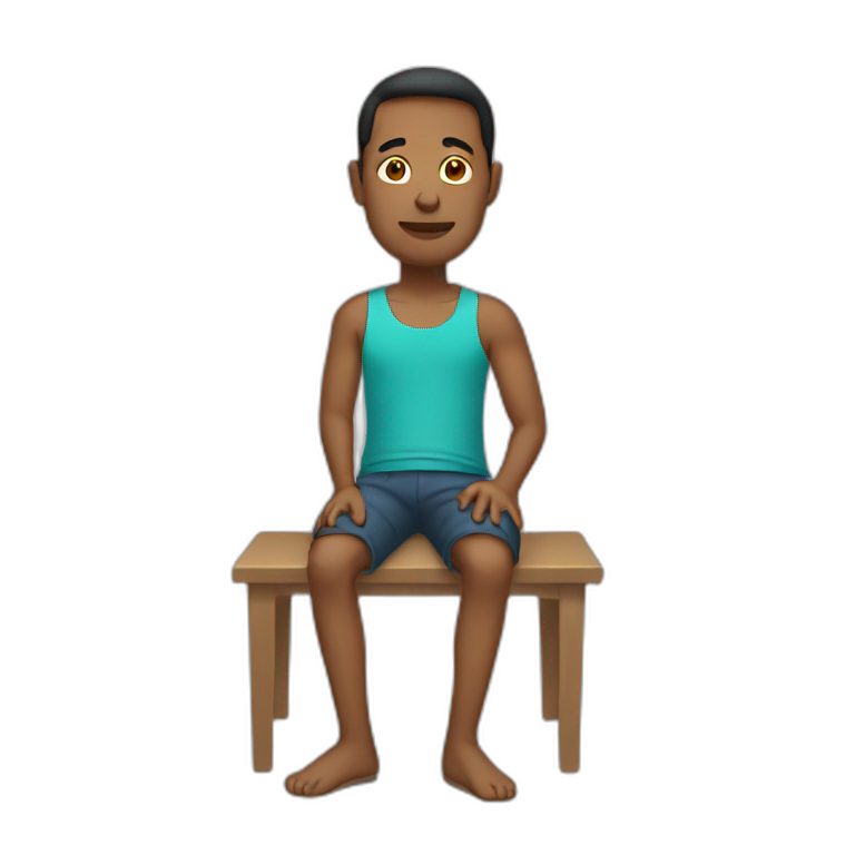 Human with no legs emoji