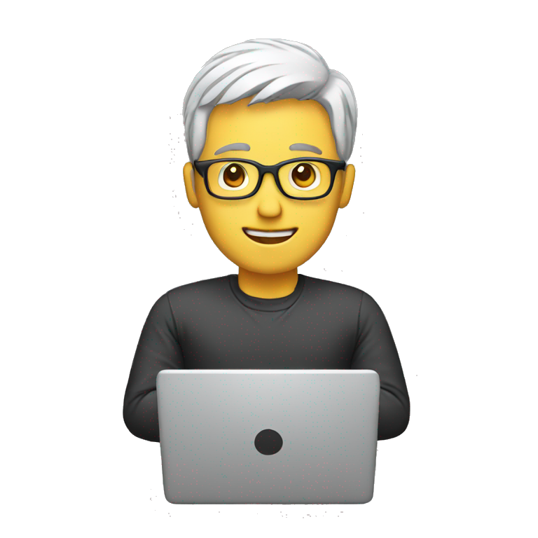 man with a laptop emoji