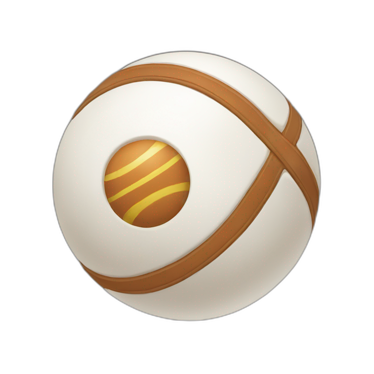 Ball with a ring emoji