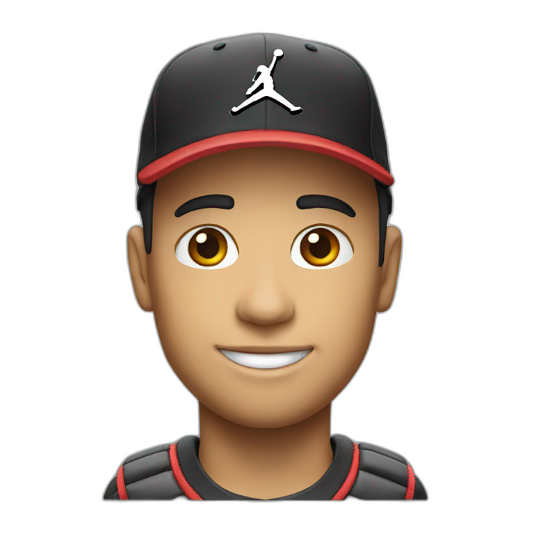 Emoji with Jordan Cap emoji