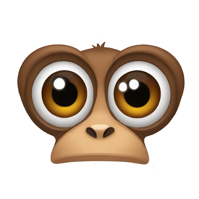 monkey eyes emoji