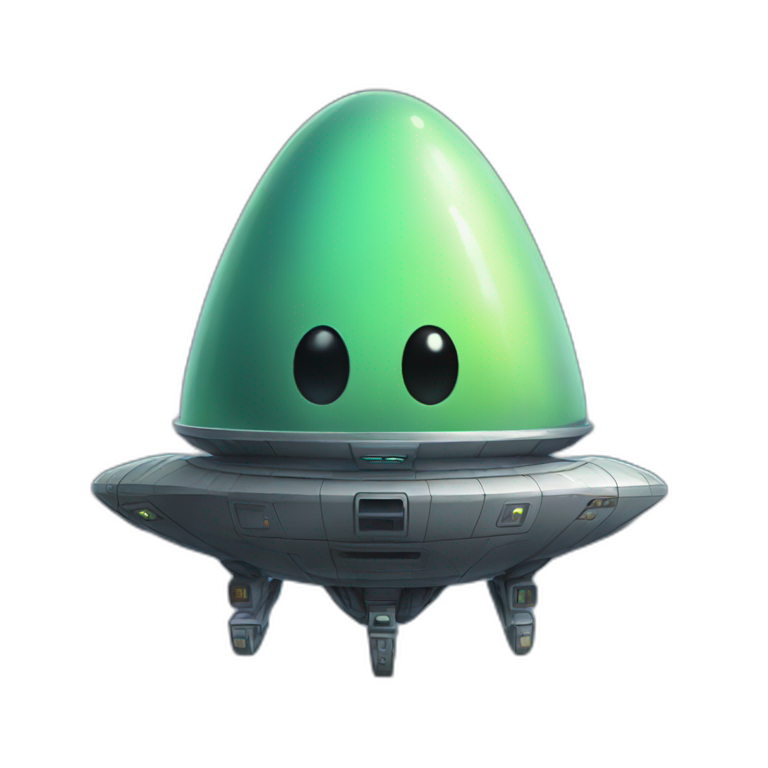 stars alien ship vibey emoji