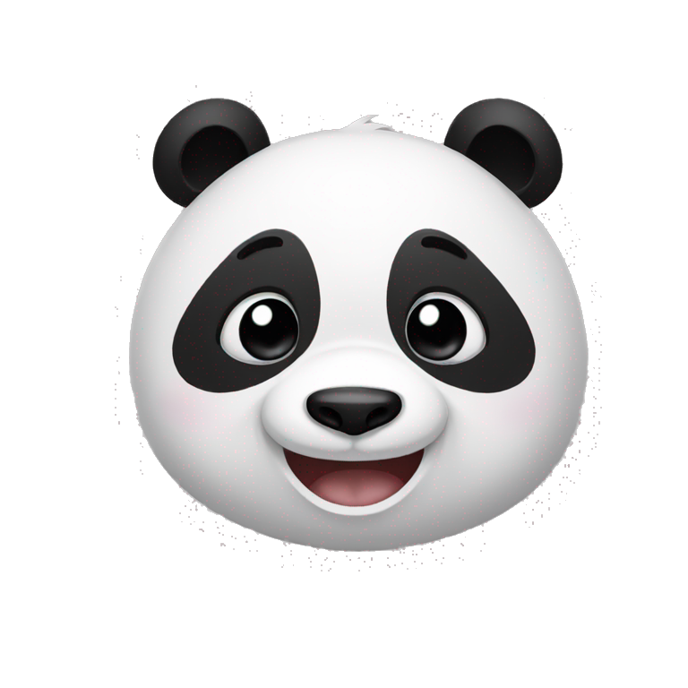 Panda happy tears  emoji