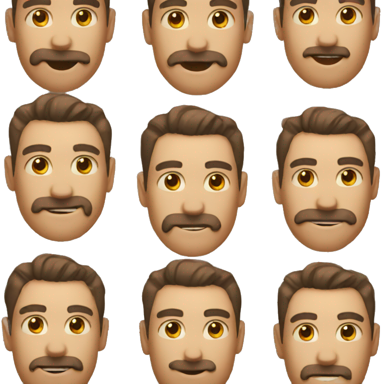  guy with no mustache emoji