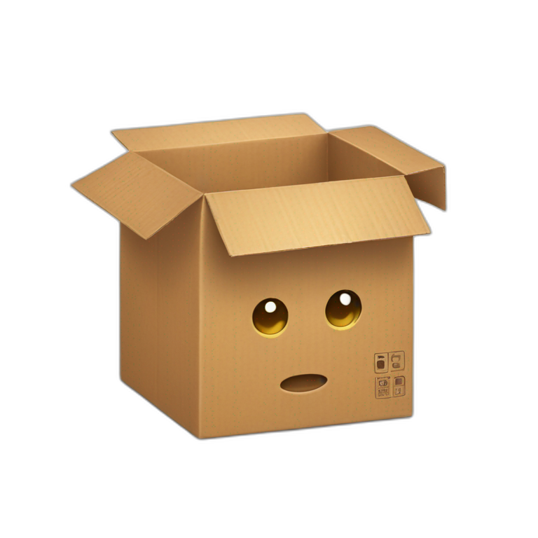 cardboard box emoji