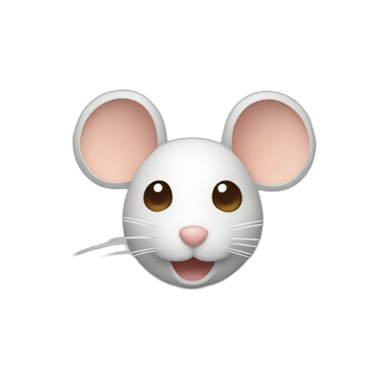 Mouse with plaster strips emoji