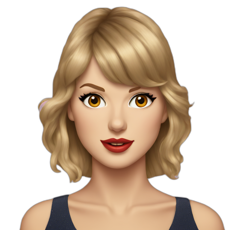 Taylor swift portrait emoji