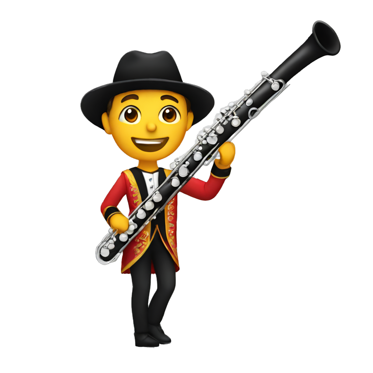 spanish dressed flute player emoji