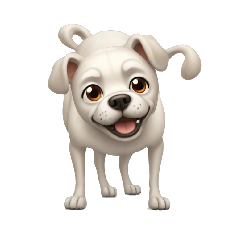 Dog with 8 legs emoji