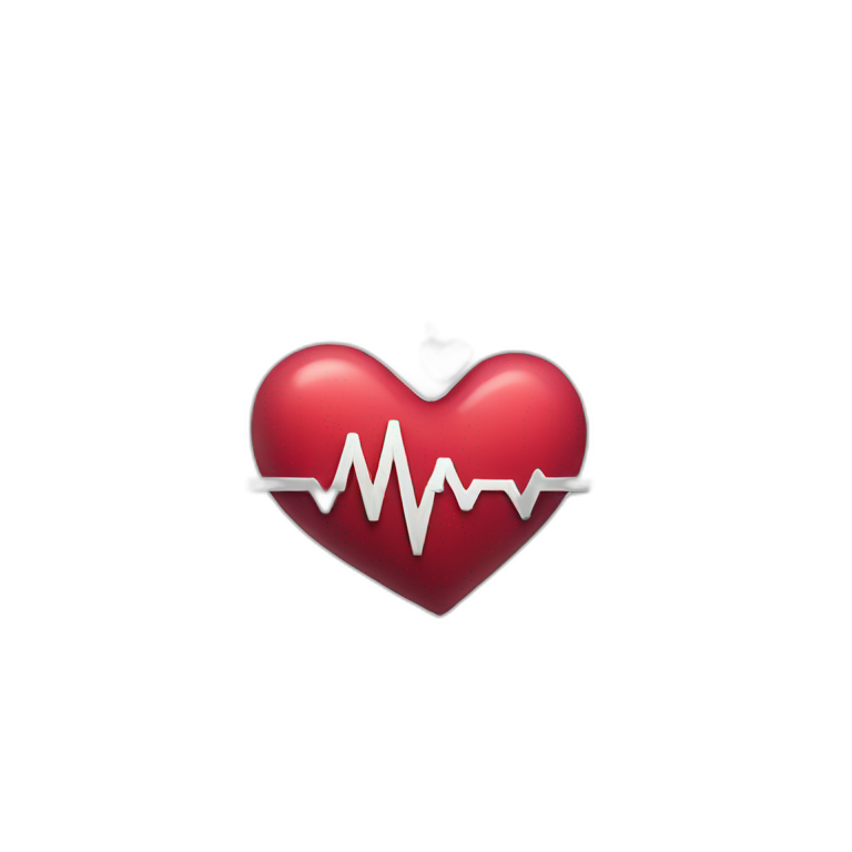 Heart beating emoji