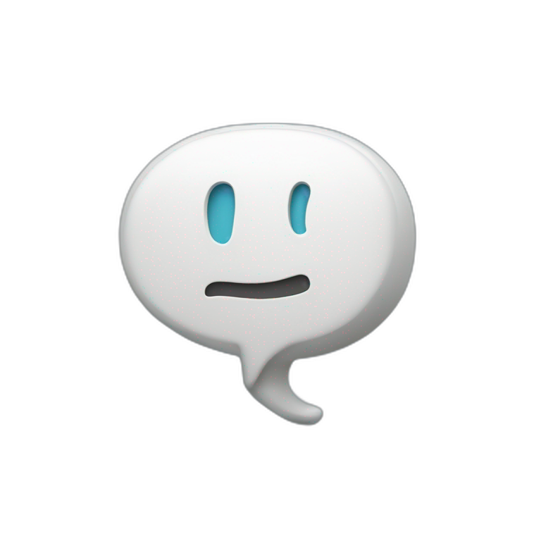 speech bubble with exclamation mark inside emoji