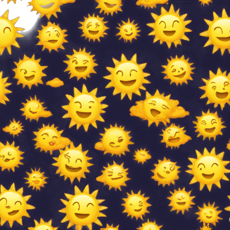 Baby and sun emoji