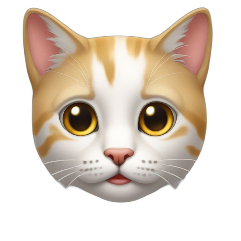gato rubio inteligente  emoji