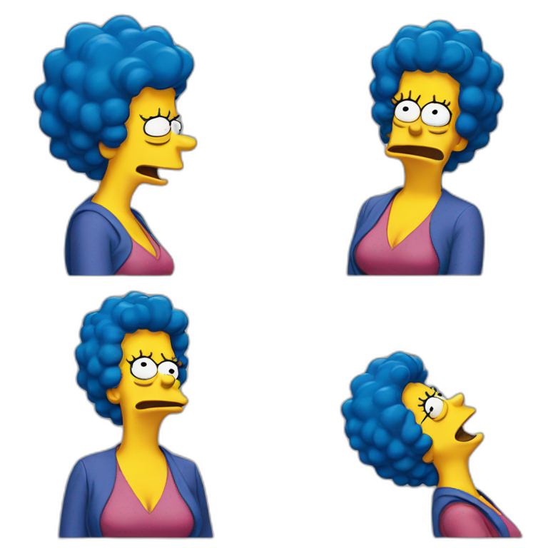 Marge Simpson emoji