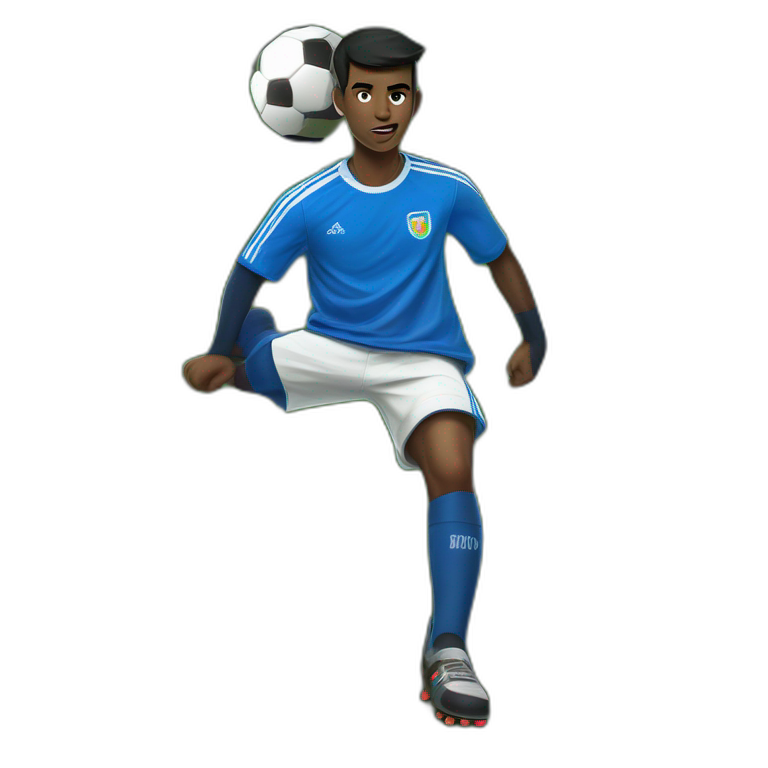 "focused boy in sportswear" emoji