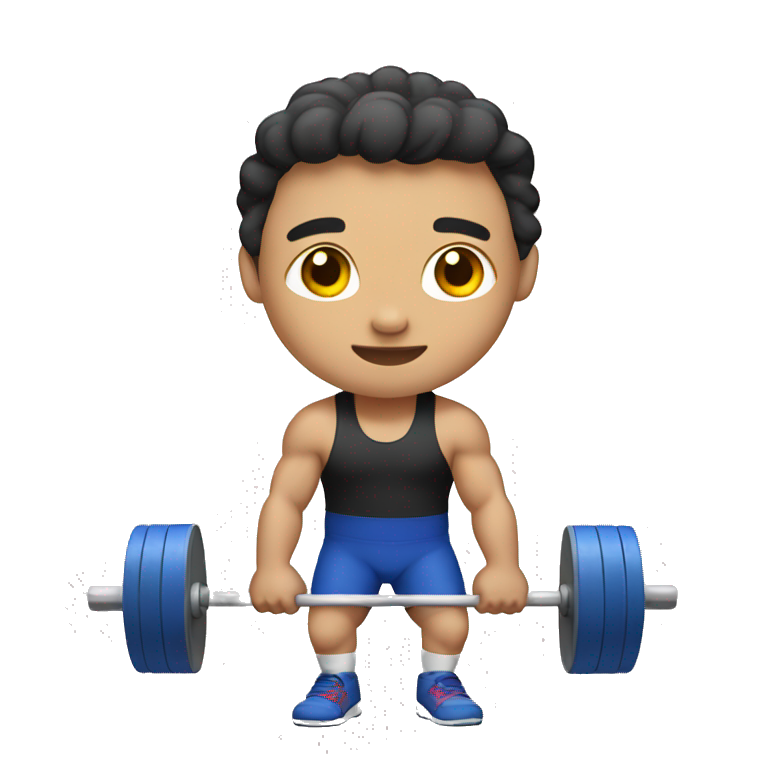 weightlifting, filipino, light-skinned emoji