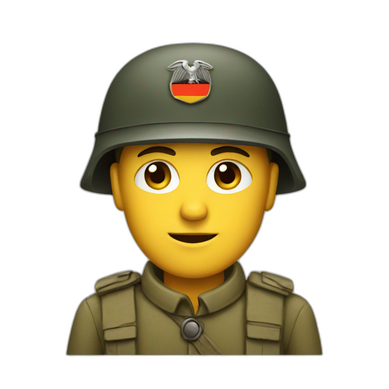 a german soldier emoji