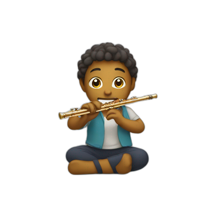 Lizoo playing a flute emoji