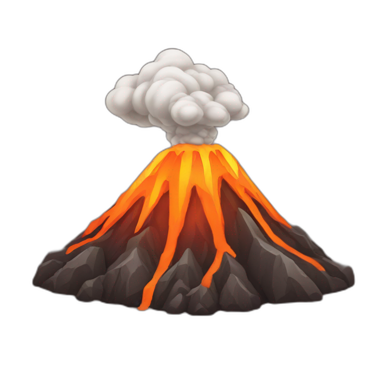 volcano emoji